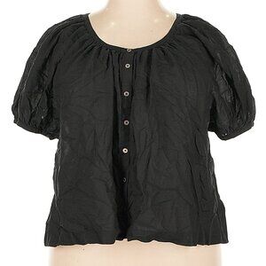Madewell Buttonup Lightweight Flow Crop Top whimsigoth boho hippie
